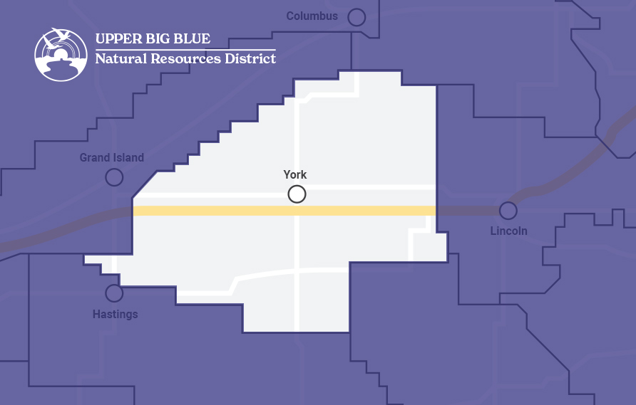 Upper big blue NRD area map