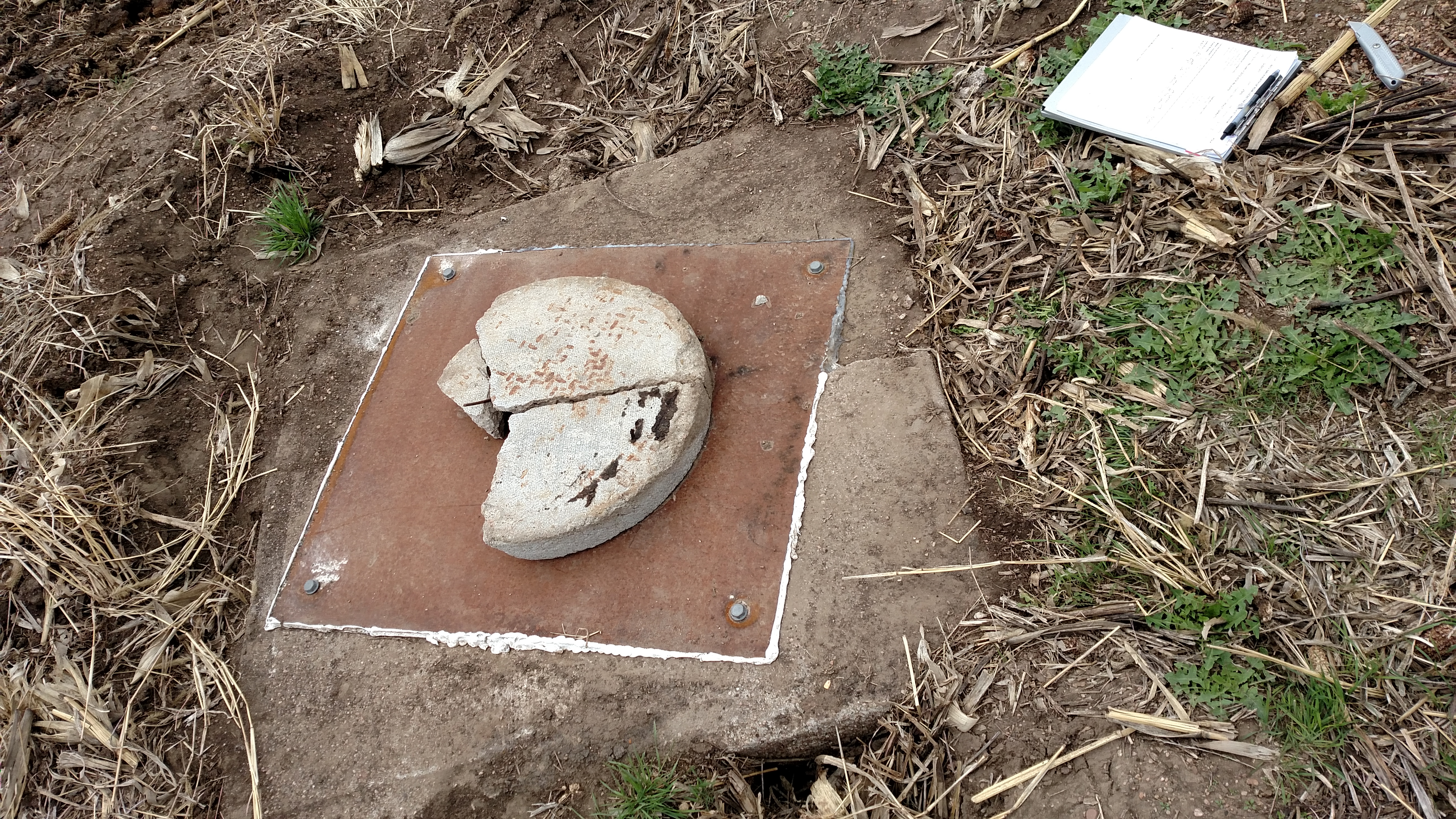 inactive well with a secure cover