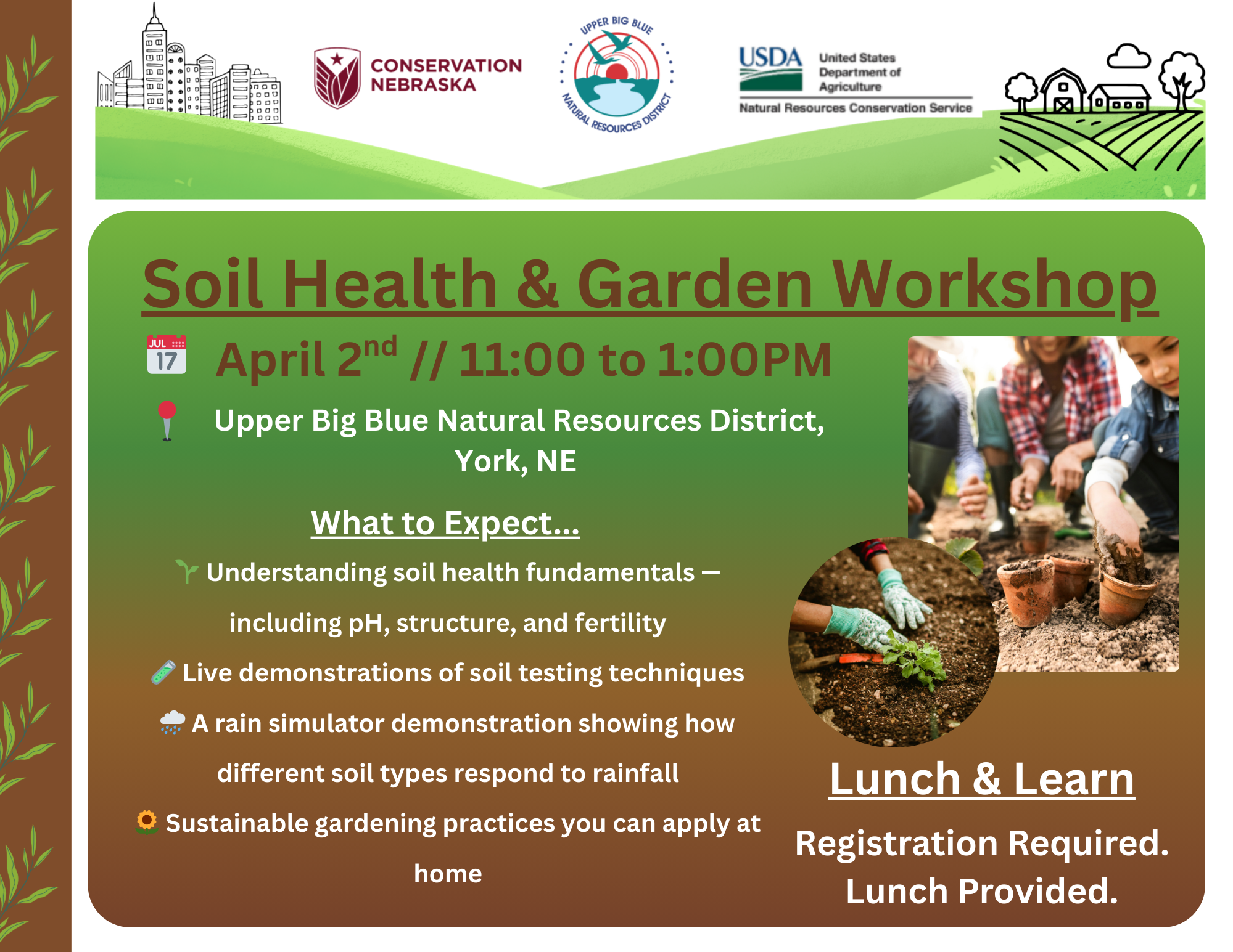 Info graphic about event.