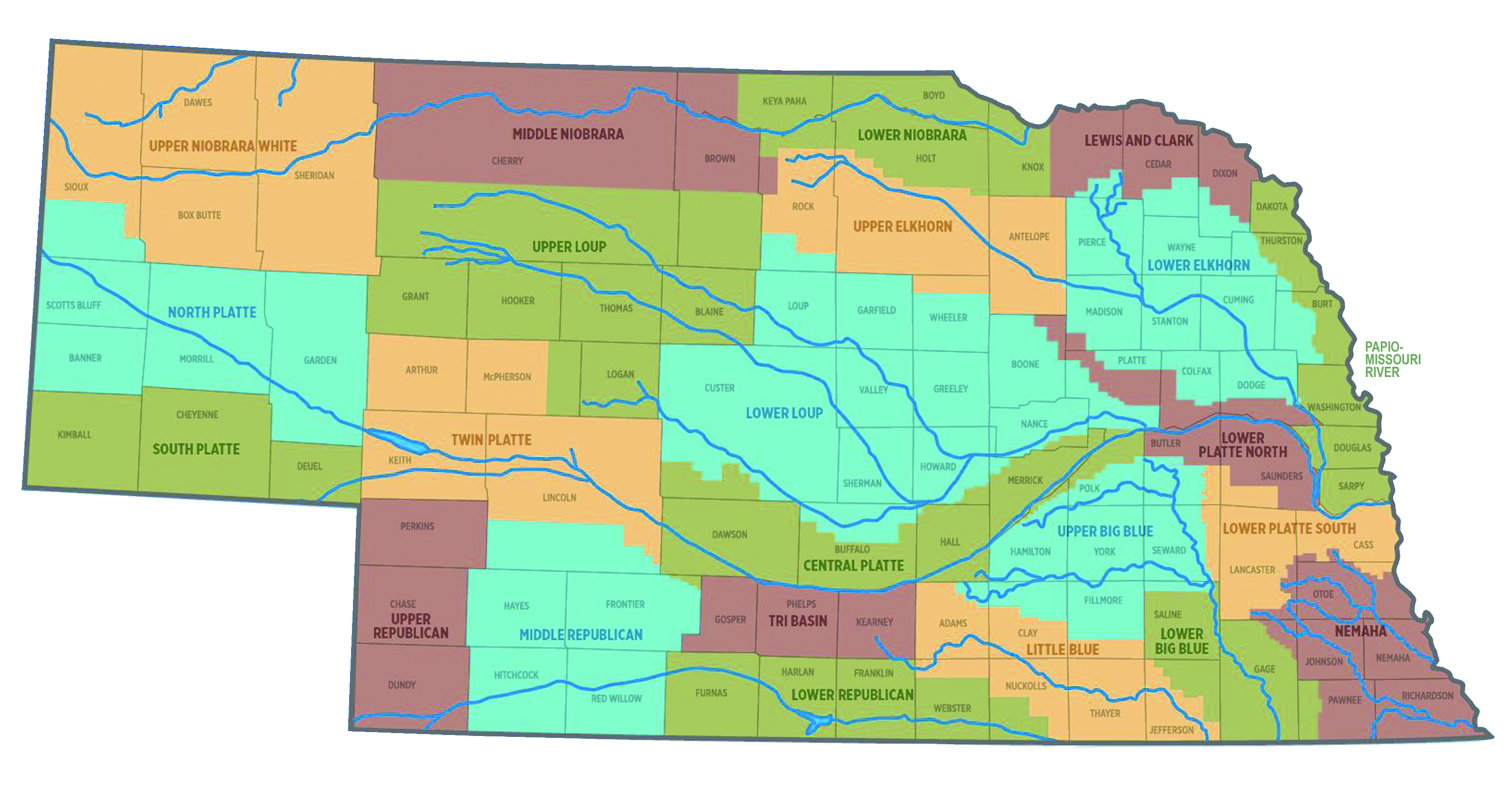 NRD map