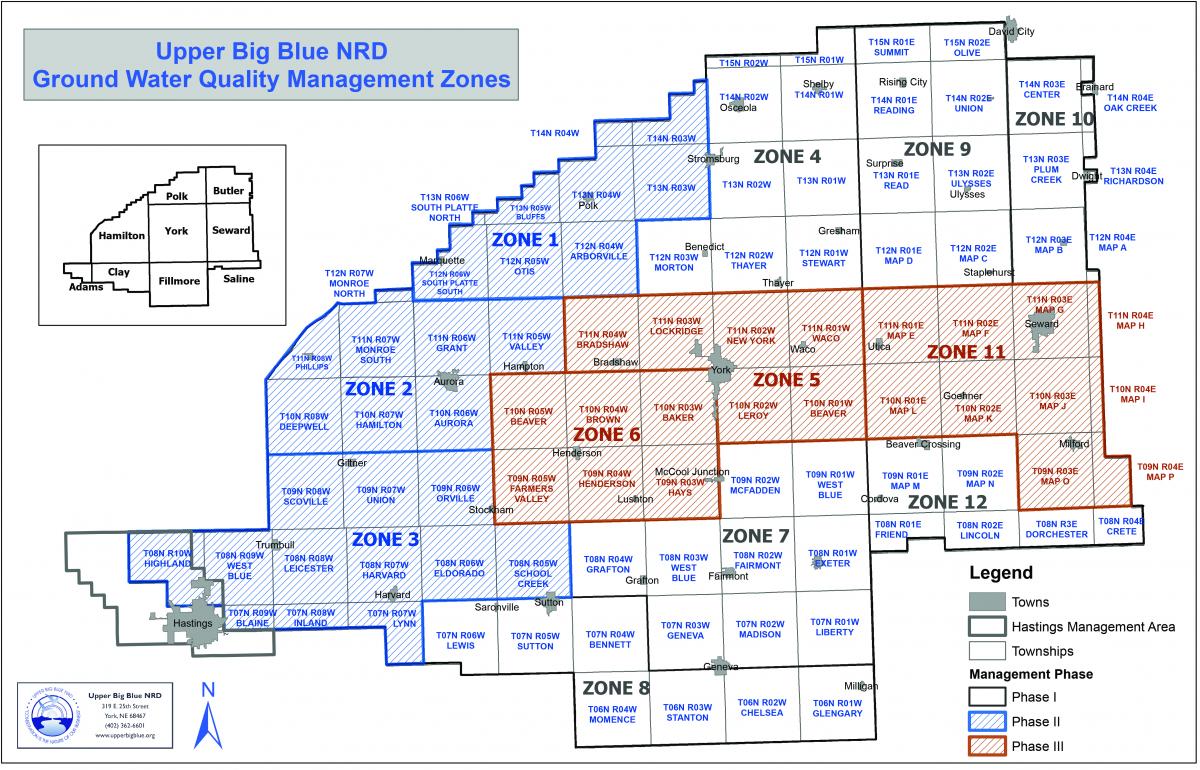 phase ii and iii map