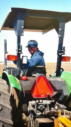 Ken on Tractor