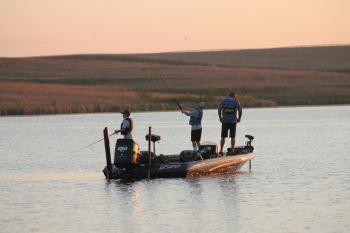 Bass fishing at Oxbow Trail Recreation Area
