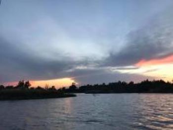Beautiful Sunset at Recharge Lake/ Bruce L. Anderson Recreation Area