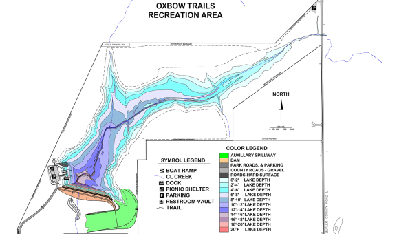 Oxbow Trail Depth Map