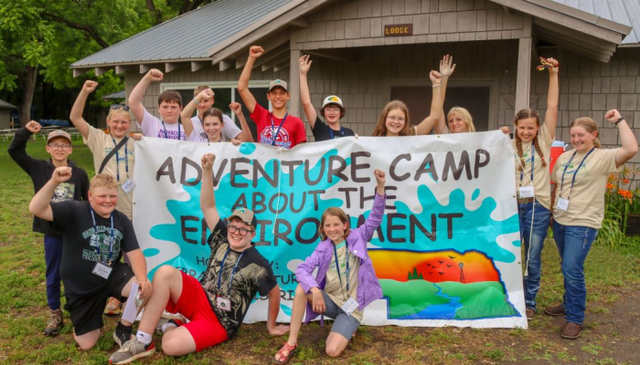 Group photo of students who attended ACE Camp in 2025