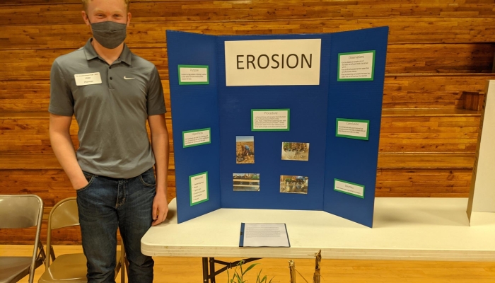 Student's soil health project on display at NRD