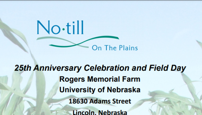 No-Till on the Plains to Host 25th Anniversary Celebration and Field Day 